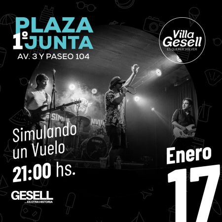 Villa Gesell vibra al ritmo del Rock y el Blues en la hist&oacute;rica Plaza Primera Junta